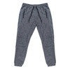 Performance Tech Fleece Jogger Pants in grey with a relaxed fit, featuring pockets and an elastic waistband.
