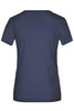 A navy blue Ladies Active-T with a round neck and short sleeves. The shirt features a logo.