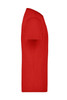 A red men's workwear t-shirt with short sleeves, featuring a simple design and no visible logos.