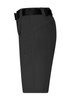 Black ladies' trekking shorts with a zip pocket and a belt. The shorts have a sleek, functional design.