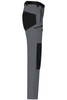 Grey men's trekking pants with black accents and multiple pockets, featuring a belt loop and a logo.