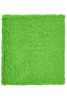 A bright green Terry Wristband with a textured surface, designed as a headband accessory.