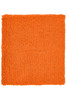An orange Terry Wristband with a textured surface, suitable for headwear. The product features a logo.