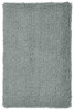 A soft, grey textured towel with a fluffy surface, suitable for various uses.