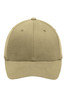 A khaki Original Flexfit® cap with a rounded crown and a curved brim, featuring a logo on the front.