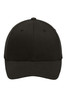 A black Original Flexfit® cap with a structured design and an adjustable fit. It features a logo on the side.
