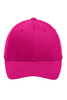 A bright pink Original Flexfit® cap with a structured design and a curved brim. It features a logo on the front.