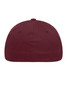 A maroon Original Flexfit® cap with a closed back, featuring a seamless design and a branding logo.