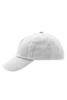 A grey kids' 5-panel cap with a curved brim and a logo on the front.