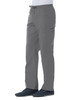 Men's full elastic cargo pant in grey, featuring multiple pockets and a relaxed fit. Includes a logo on the pant.
