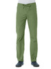 A pair of unisex pull-on pants in green, featuring a drawstring waist and side pockets. The product has a logo.