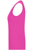 A vibrant pink ladies active tank top featuring a sleeveless design and a fitted silhouette.