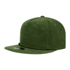 A green 5 Panel High Profile Relaxed Rope Hat with a textured fabric and a branded patch on the front.