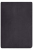 A soft, dark grey blanket with a neat stitched edge, suitable for leisure and outdoor use.