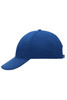 A low-profile, six-panel cap in bright blue with a curved brim and an adjustable strap at the back.