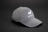 A grey 5 Panel Sandwich Cap with an embroidered whale logo on the front.