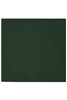A dark green bandana with a plain texture, suitable for various headwear styles. It includes a branding logo.