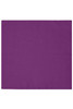 A purple bandana made of fabric, featuring a logo in the corner.
