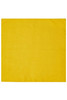 A yellow bandana with a plain design, suitable for various headwear styles. It features a logo.