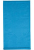 A headband in a vibrant blue colour with a simple design, featuring a branded logo.