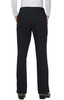 A pair of black pants with a fitted design, featuring multiple pockets and a streamlined silhouette.