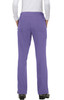 Purple pants with cargo pockets, featuring a back view. The pants have a fitted design and visible stitching.
