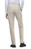 Atria Pant in beige, featuring a slim fit and pockets at the back. Includes a logo on the waistband.