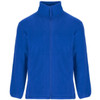 A blue Artic Fleece Jacket featuring a full zip and a high collar. It has long sleeves and a simple design with a logo.