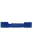 A blue Sandwich Sunvisor with a soft fabric finish and an adjustable strap, featuring a branding logo.