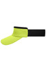 A yellow sport sunvisor with a black band. The visor features a wide brim for sun protection.