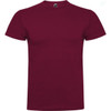 A maroon Braco T-Shirt featuring a crew neck design and a logo on the label.