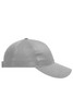 A grey six-panel air mesh cap featuring a breathable mesh design and a curved brim. It has a logo branding on the side.