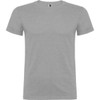 A grey Beagle T-Shirt featuring a round neckline and short sleeves, with a small logo on the neckline.