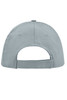 A light grey 5 Panel Promo Sandwich Cap with an adjustable strap at the back and a branded logo.