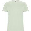 A light green Stafford T-Shirt with a round neckline and short sleeves, featuring a logo.