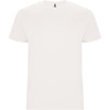 A plain white Stafford T-shirt featuring a crew neck and short sleeves, with a small logo at the neck.
