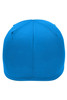 A running beanie in vibrant blue, featuring a smooth design and a small logo on the side.