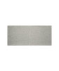 A grey bio cotton headband with a seamless design, featuring a subtle branding logo.