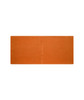 An orange Bio Cotton Headband with a simple design and a subtle seam down the centre. It features a logo.