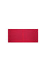 A red bio cotton headband displayed flat, featuring a simple design and a consistent texture.