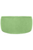 A green Thinsulate™ headband with a soft, smooth texture and a simple design.