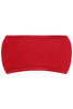 A red Thinsulate™ headband with a soft, fleece texture and a simple design. Features a logo on the side.