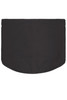 A black Thinsulate™ neckwarmer with a smooth, rounded design. It features a branding logo.
