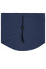 A Thinsulate™ neckwarmer in navy blue, featuring a drawstring closure for adjustable fit. Includes a logo.