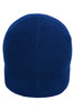 A microfleece beanie in navy blue, featuring a simple design and a branding logo.