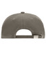 A grey 5 Panel Cap featuring a smooth fabric and an adjustable strap at the back. Includes a small logo.
