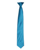 A satin tie in a vibrant turquoise colour, featuring a sleek design and a polished finish.