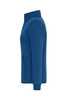 A ladies' bonded fleece jacket in royal blue, featuring a high collar and side zip pockets.