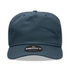 A high-profile relaxed cap in a deep teal colour, featuring a branded label on the front.