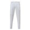 White Elia Pants displayed on a plain background, featuring a sleek, modern design and a branded logo.